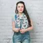 Cloda Turquoise Organic Cotton Scarf